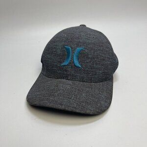 Hurley Hat Cap Fitted Mens S-M Blue Phantom Flexfit Nike Dri-FIT Summer Surf